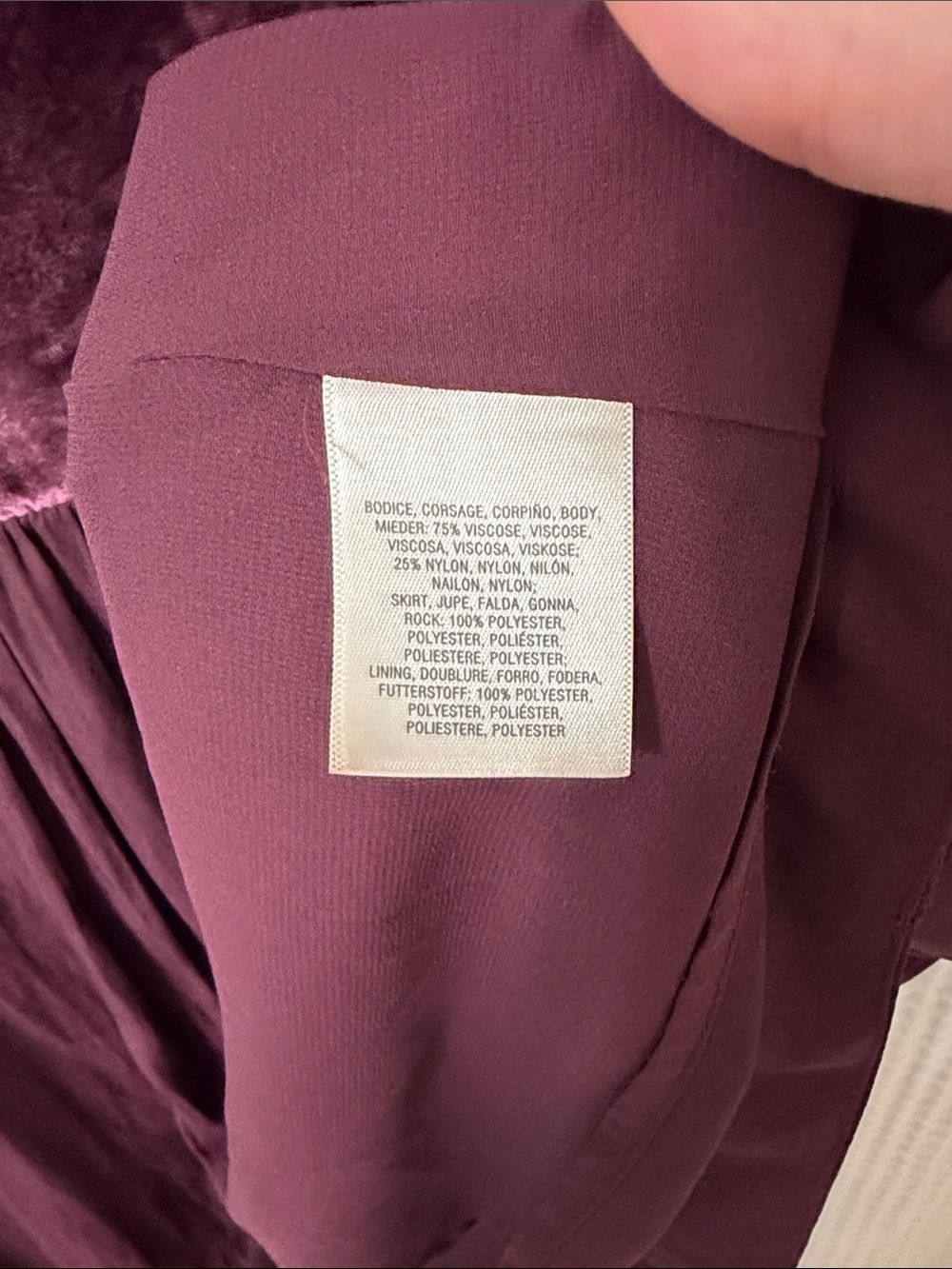 Maeve Anthropologie Ingrid Velvet Swing Dress Medium - Picture 5 of 8